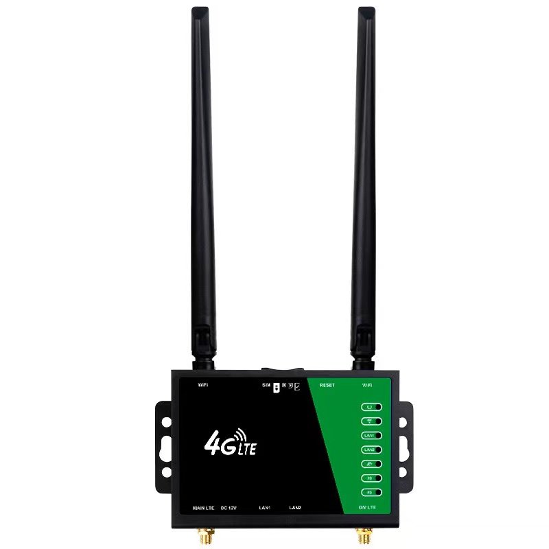 2024 New Arrival 32 Users SMA Antennas 4G FWA CPE RJ45 Ports Sim Slot 4G Modem Router Industrial
